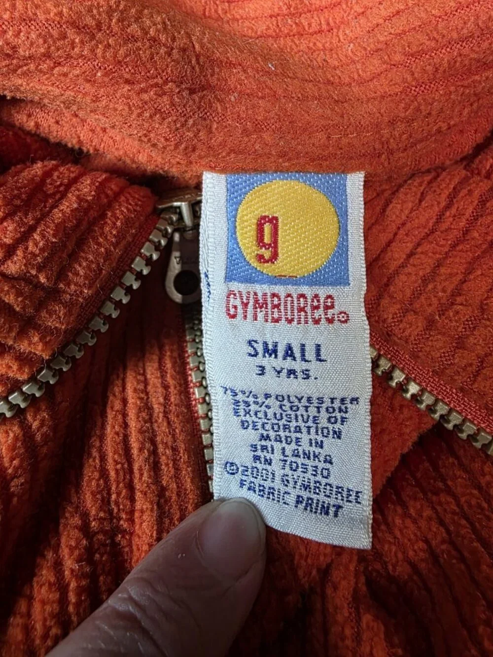 Gymboree vintage 2001